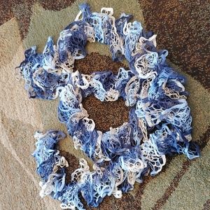 Women's hand crocheted 95" scarf